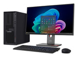 Lenovo ThinkStation P4 – illustration med skærm, skærm medfølger ikke