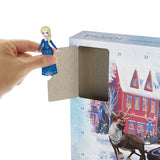 Disney Frozen julekalender – Anna, Elsa og tilbehør – HWX20 – åbning af kalenderens låge