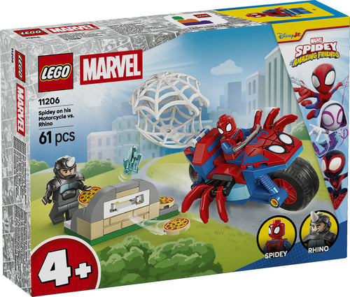 LEGO 11206 Marvel Spidey and his super friends Spidey on motorcycle vs. Rhino Lego