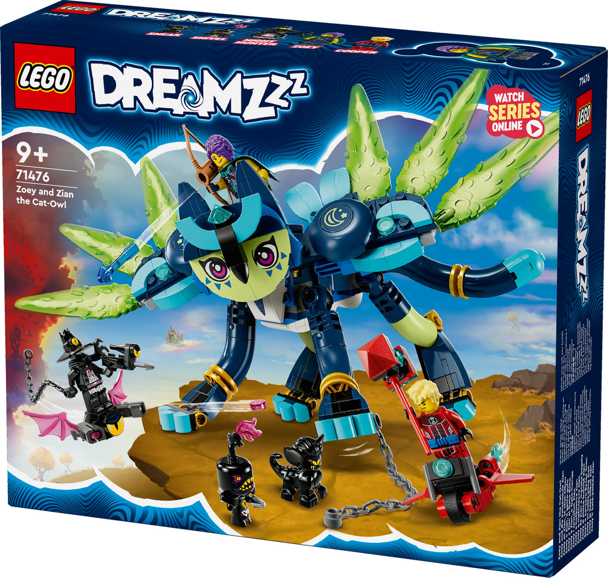 LEGO 71476 DREAMZzz Zoey Och Zian Cat Tugglan, Byggleksaksväska