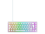 Xtrfy K5 RGB, Kompakt 65 % Transparent Vit