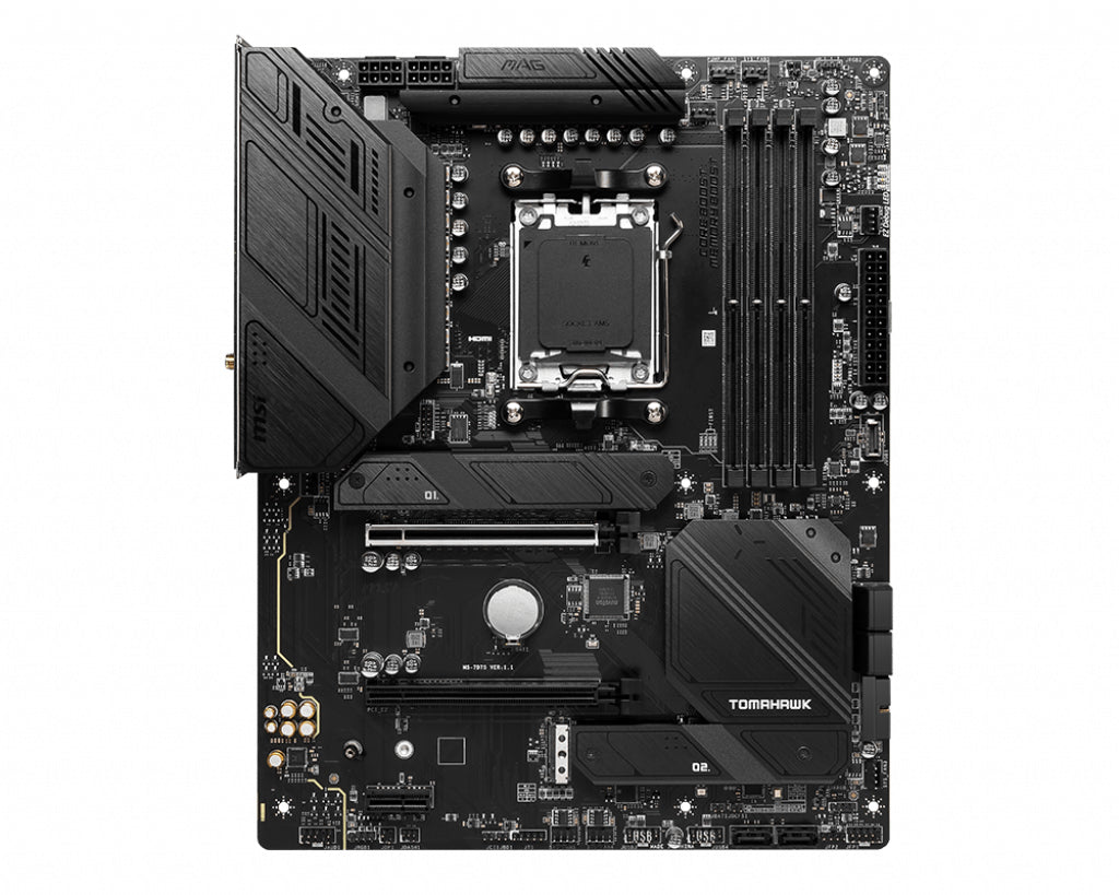 MSI MAG B650 TOMAHAWK WIFI, Moderkort (svart) - AM5