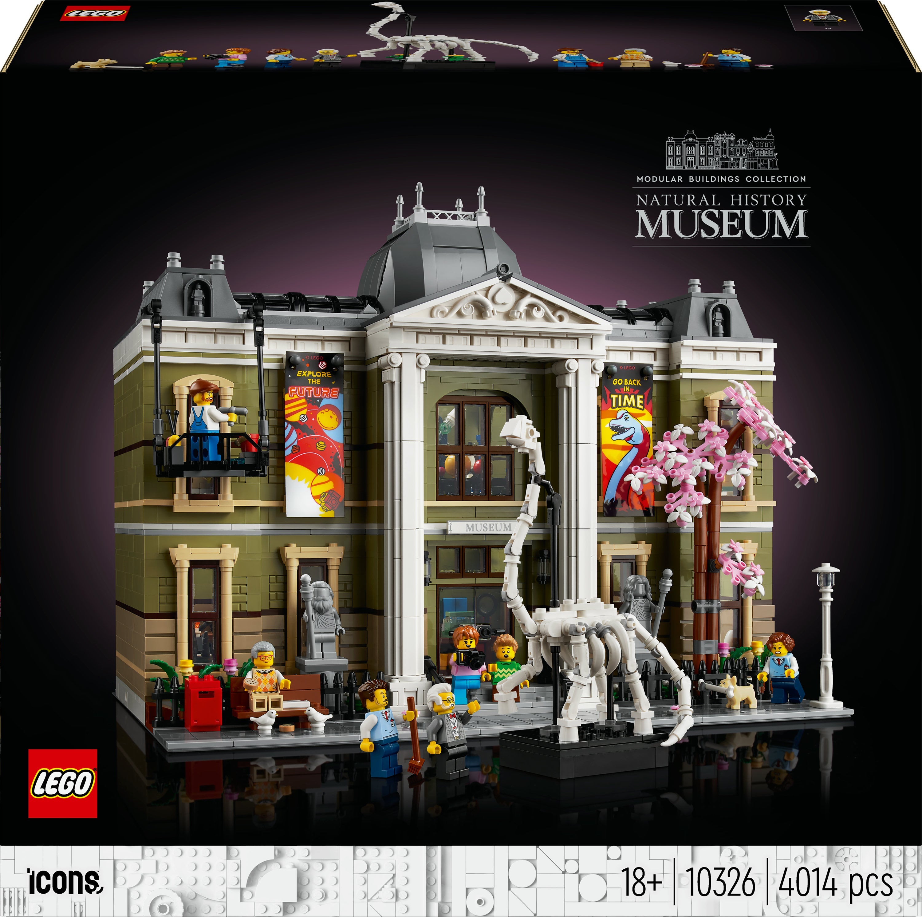 LEGO 10326 Ikoner Museum Of Natural History, Bygga Leksak