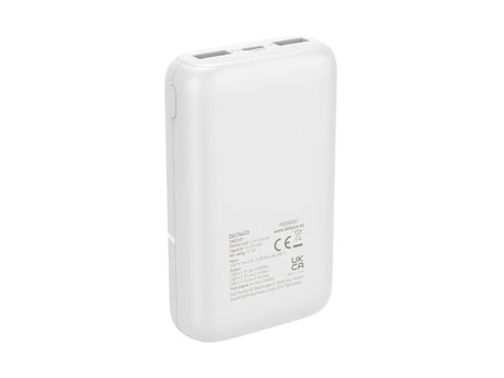 Power bank 10 000 mAh, 2x USB-A, 1x USB-C Deltaco