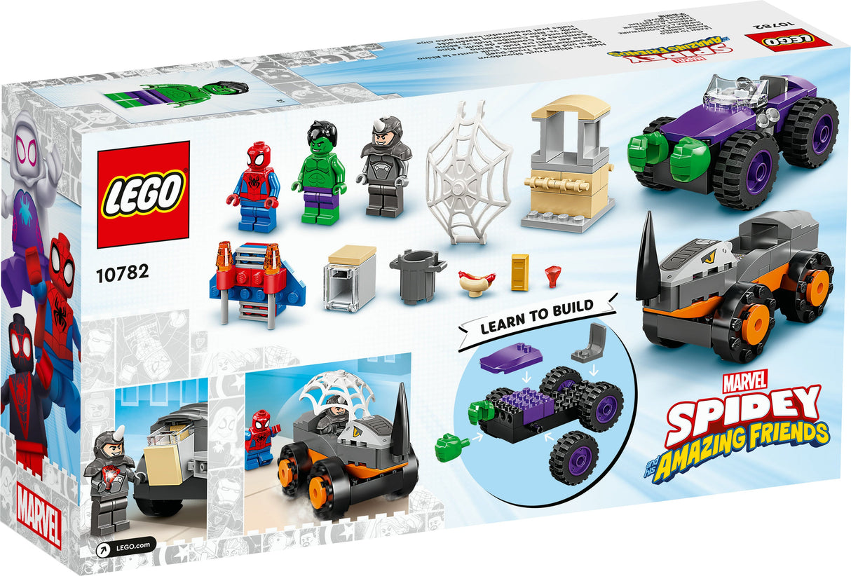 LEGO 4+ Hulks And Rhino&#039;s Truck Duell - 10782