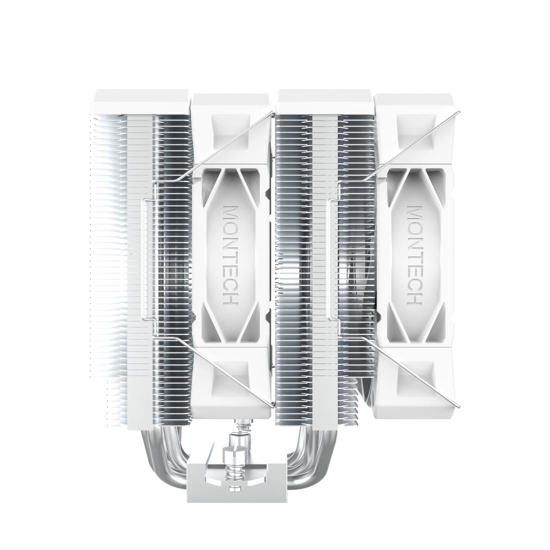 Montech NX600, dual tower, 6 HP CPU Cooler, White Telon Technology Co Ltd (Montech)