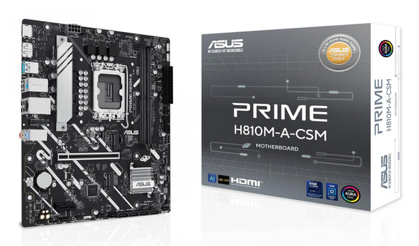 ASUS PRIME H810M-A-CSM Micro ATX LGA1851 sokkel Intel H810
