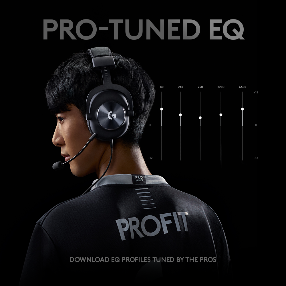 Logitech G PRO Gaming Headset /Ljud Och HiFi /Svart