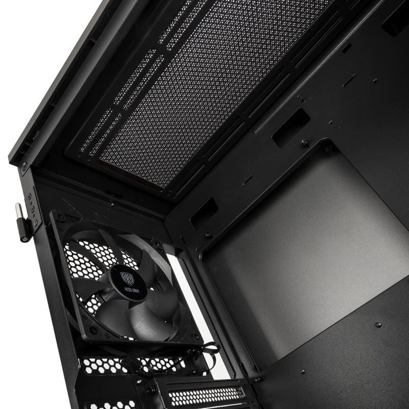 Kolink Stronghold Barricade Midi Tower Case - Gunmetal Grå