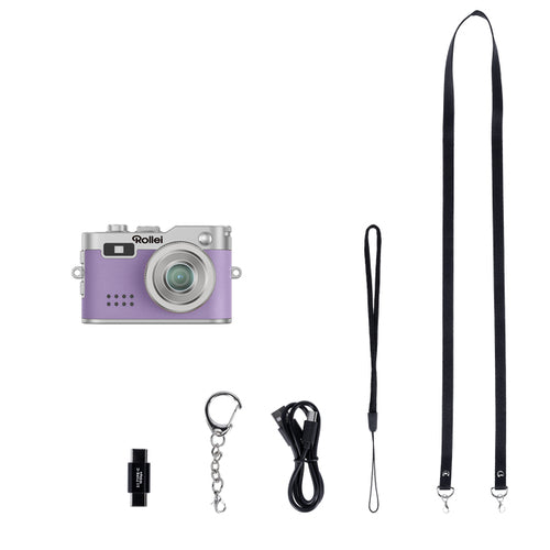 Rollei Mini digitalkamera – lilla – detalje eller anvendelse 8