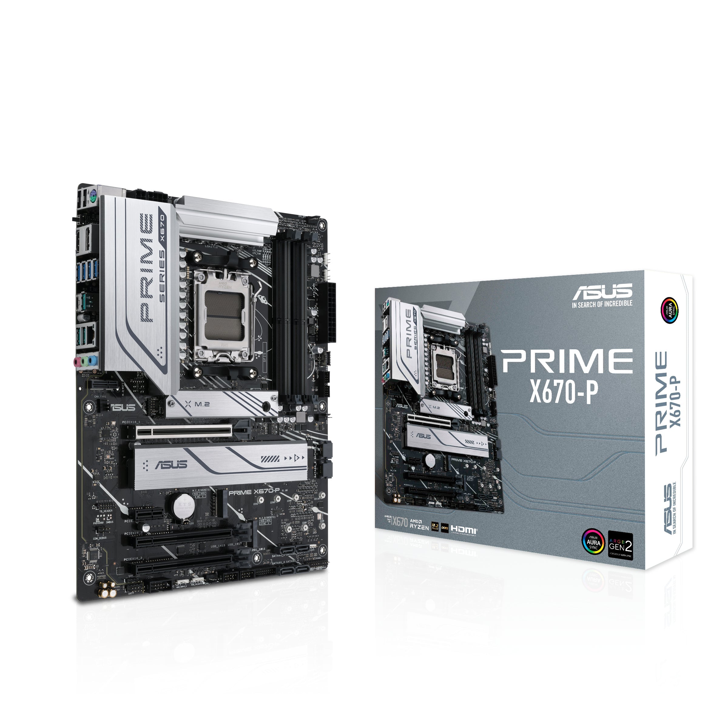 ASUS PRIME X670-P, Moderkort - AM5