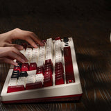 8BitDo Retro 108 Mechanical Keyboard Fami Edition – Tastatur i brug