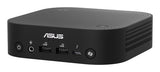 ASUS NUC 14 Pro AI Slim set forfra med USB-porte, lydstik og Copilot-knap