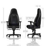 Noblechairs ICON Svart/Blå