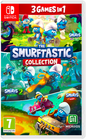 The Smurftastic Collection 3-in-1 Nintendo Switch – Switch-emballage