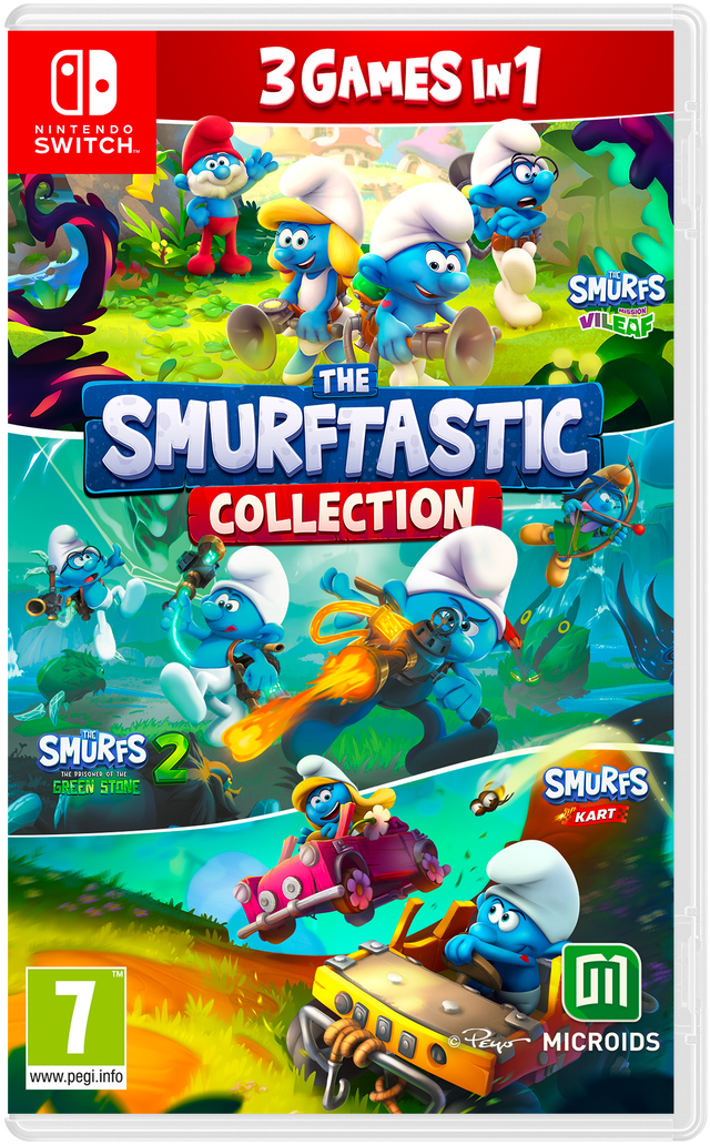 The Smurftastic Collection 3-in-1 Nintendo Switch – Switch-emballage