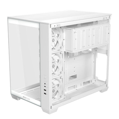 ASUS A32 Plus TG ARGB White – set bagfra (vinkel 2)