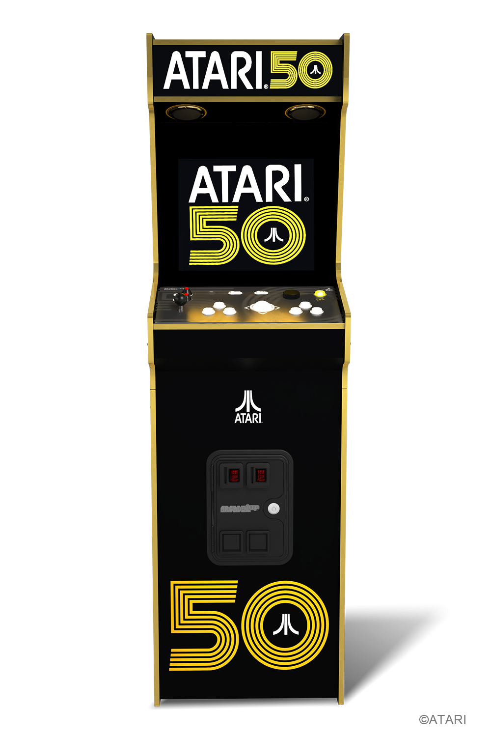 ARCADE 1 UP ATARI 50-årsjubileum DELUXE ARCADE MACHINE - 50 SPEL I 1