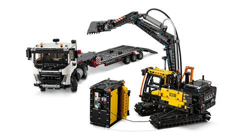 LEGO Technic 42175 Volvo FMX og EC230 – lastbil, anhænger og gravemaskine