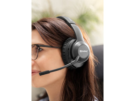 Sandberg Trådløst Headset ANC+ENC Pro - Sort Sandberg