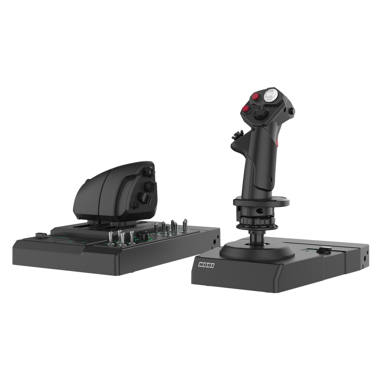 HORI - HORI HOTAS Flight Control System &amp; Mount För PC (Windows 11/10) High-End Flight Stick &amp; Throttle För PC Flight Sims