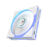 ASUS ROG Eurux GR120 ARGB Reverse Fan White Edition - Triple Pack – set skråt forfra (vinkel 8)