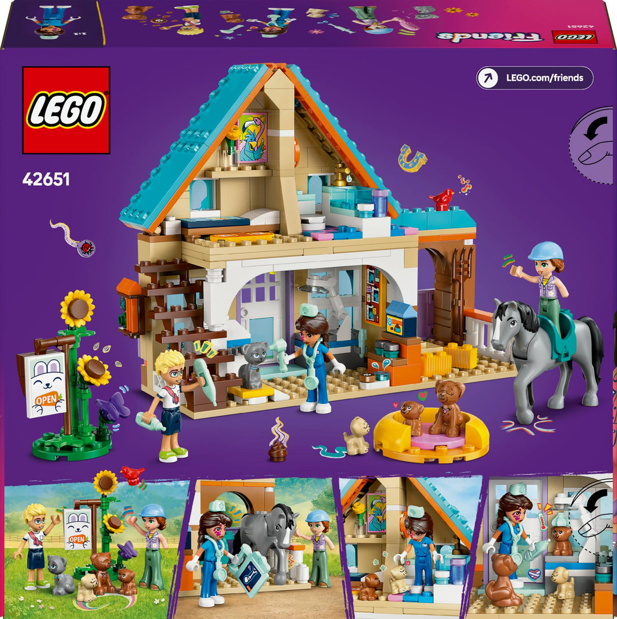 LEGO 42651 Friends Veterinary Clinic for Horses and Pets LEGO
