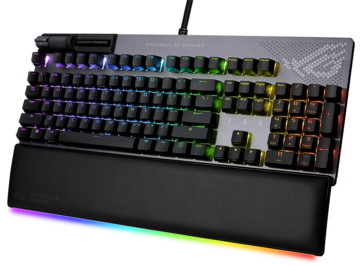 ASUS ROG Strix FLARE II ANIMATE PBT Gaming Tangentbord (NX Red Switches)