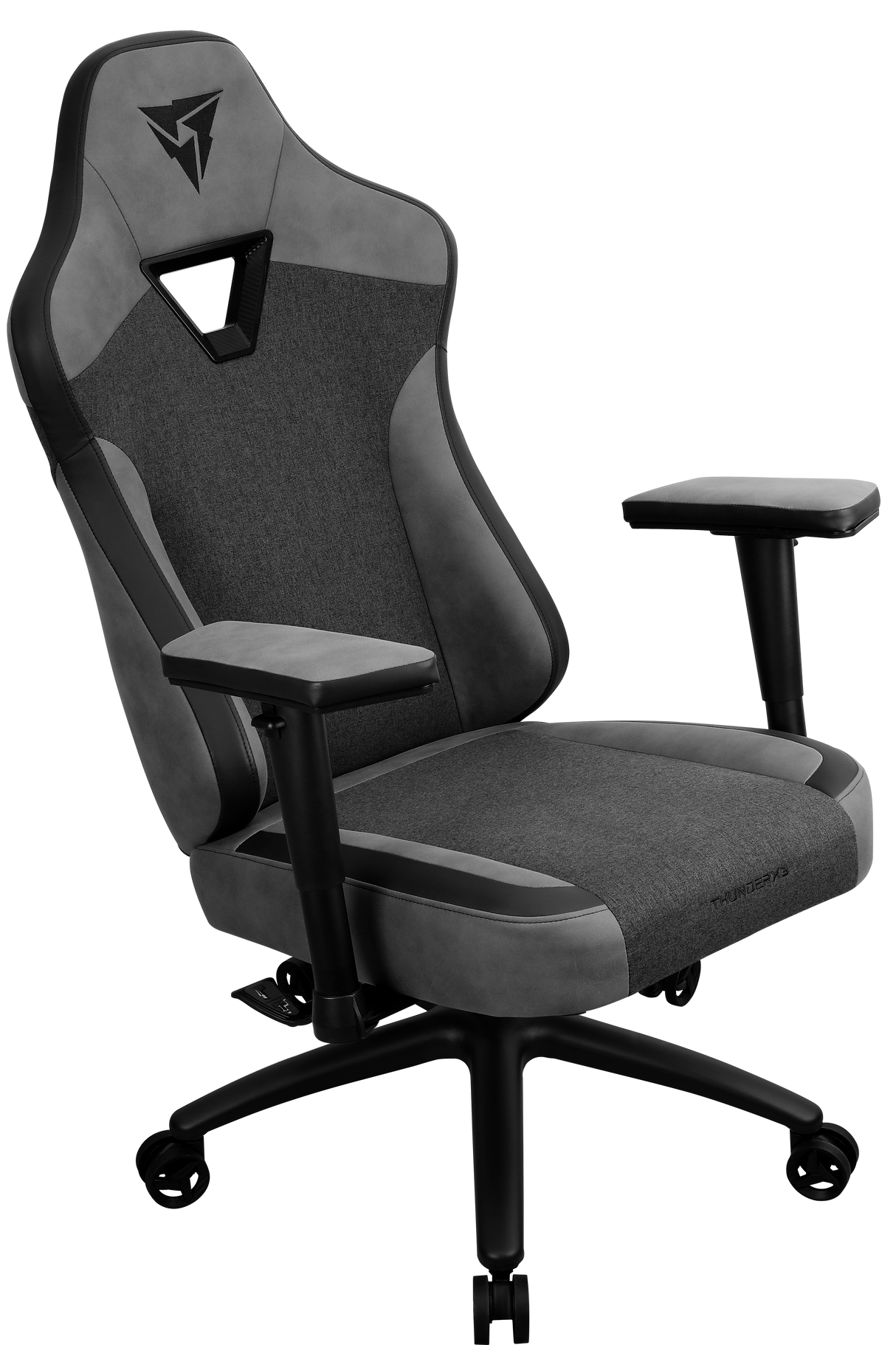 ThunderX3 EAZE Loft Svart - 125 Kg Max, Ergonomisk Träkudde Av Memory Foam, Nackstöd, 2d Armstöd