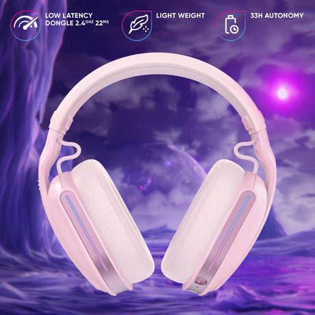 Oniverse Wireless Gaming Headset Polaris - Aurora Pink ONIVERSE