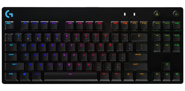 Logitech - PRO Gaming Keyboard - English (UK) - QWERTY Layout - Black - Mechanical Keyswitch - Windows, Mac OS