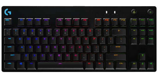 Logitech - PRO Gaming Keyboard - English (UK) - QWERTY Layout - Black - Mechanical Keyswitch - Windows, Mac OS Logitech