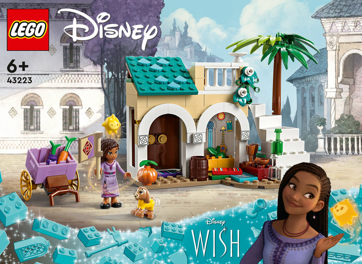 LEGO 43223 Disney önskar Asha I Rosornas Stad, Byggsats