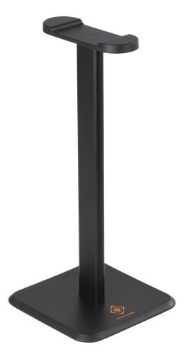 Sort Deltaco Gaming GAM-071-headsetstander – med firkantet fod
