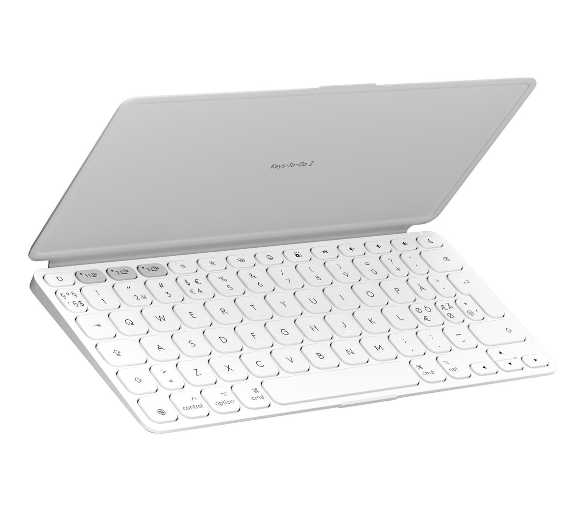 Logitech - Keys-To-Go 2 - Pale Grey - Pan - Nordic Logitech