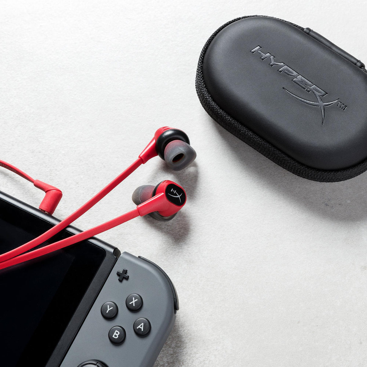 HyperX Cloud Earbuds Cable Earbuds Svart Röd