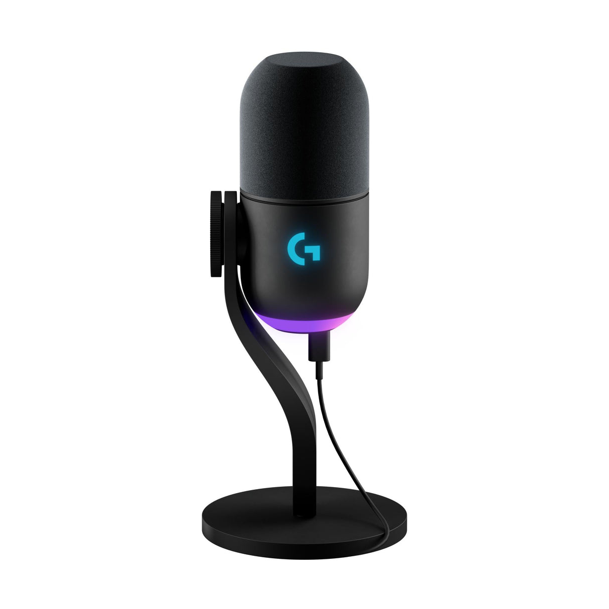 Logitech G Yeti GX Dynamic RGB-spelmikrofon – Svart