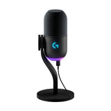 Logitech G Yeti GX Dynamic RGB-spelmikrofon – Svart