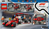 LEGO 60443 City F1 Pit Stop with Pit Crew and Ferrari Racer, Construction Toy LEGO