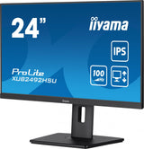 Iiyama ProLite XUB2492HSU-B6 24 1920 X 1080 (Full HD) HDMI DisplayPort 100Hz Pivot Monitor