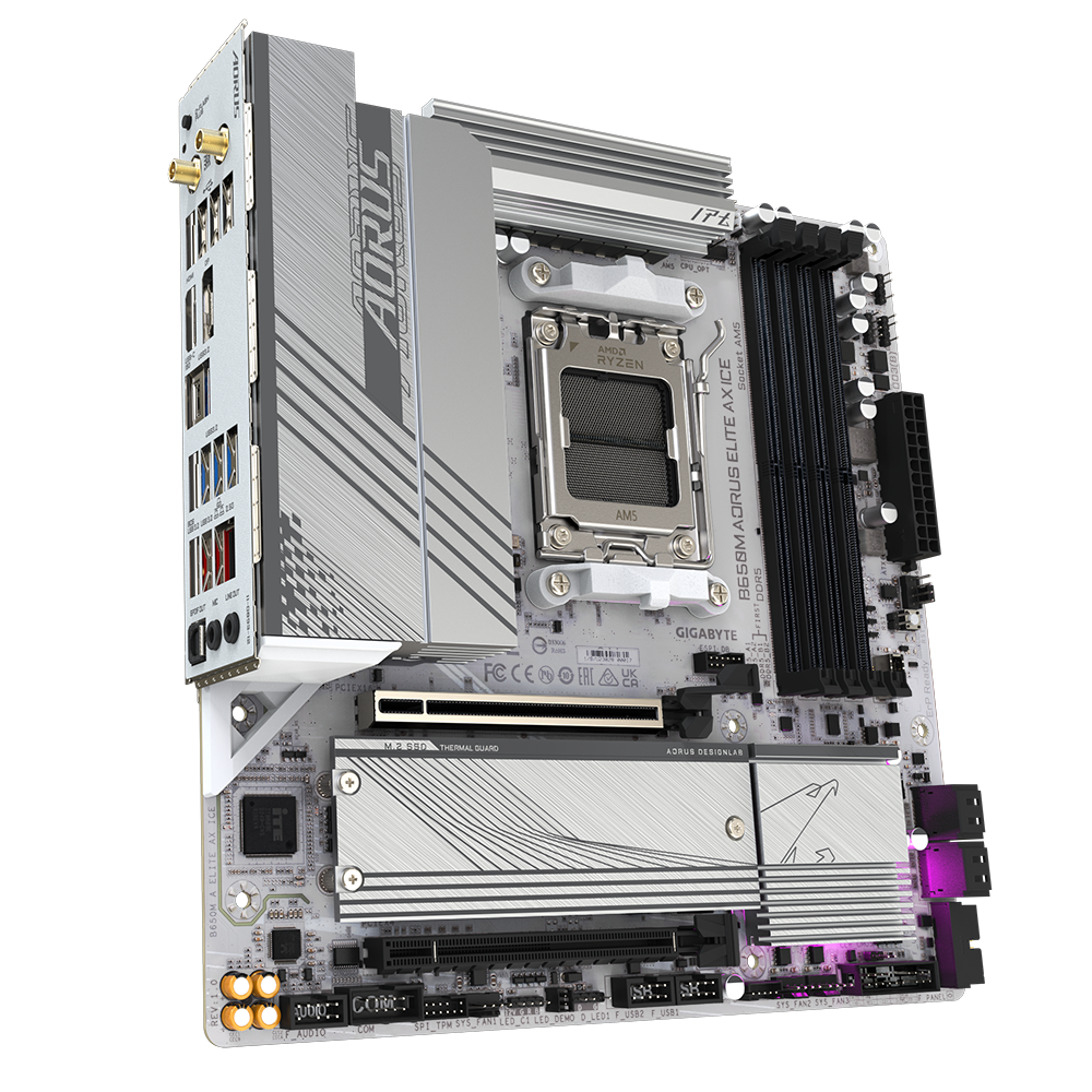 Gigabyte B650M AORUS ELITE AXE ICE