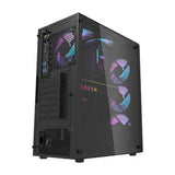 Datorfodral Darkflash DK351 + 4 Fläktar (svart)