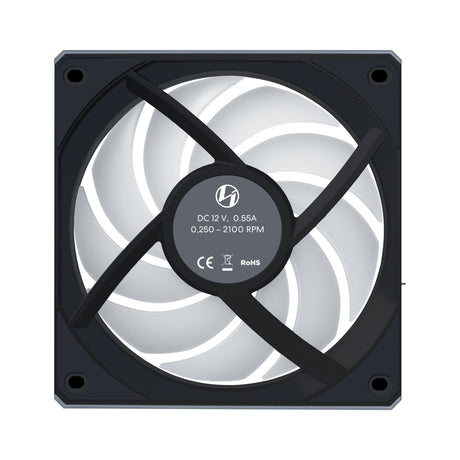 Lian Li UNI FAN CL Wireless Reverse Fan, 3-Pack - 120mm, Black Lian Li
