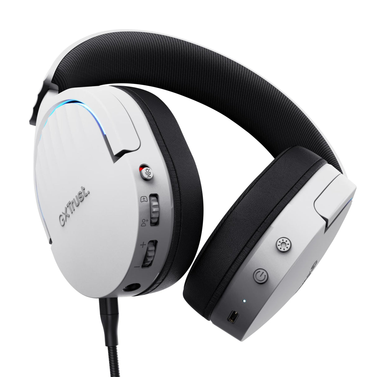 TRUST GXT491W FAYZO TRÅDLÖST HEADSET - VIT