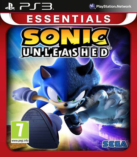 Sonic Unleashed (Essentials) – PlayStation 3 – spilomslag