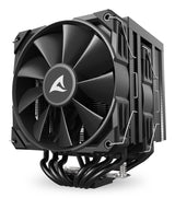 Sharkoon A60 Black 260W TDP 6-Heatpipe Dual Tower Dual 120mm PWM FDB CPU Air Cooler Sharkoon