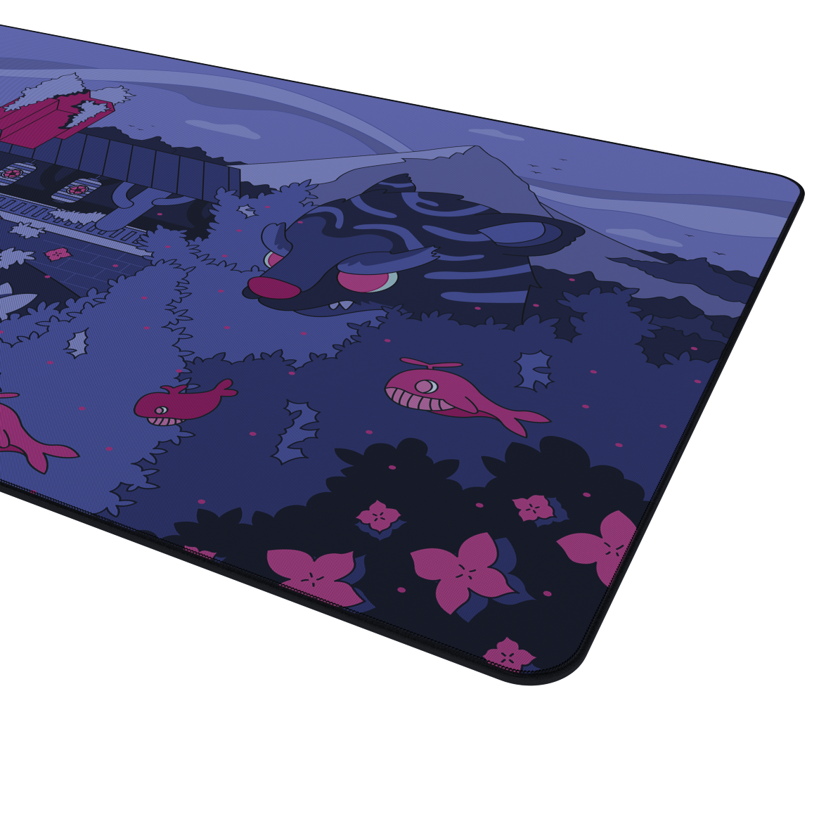 Mighty Setup - Fantasy Forest Purple Mouse Pad