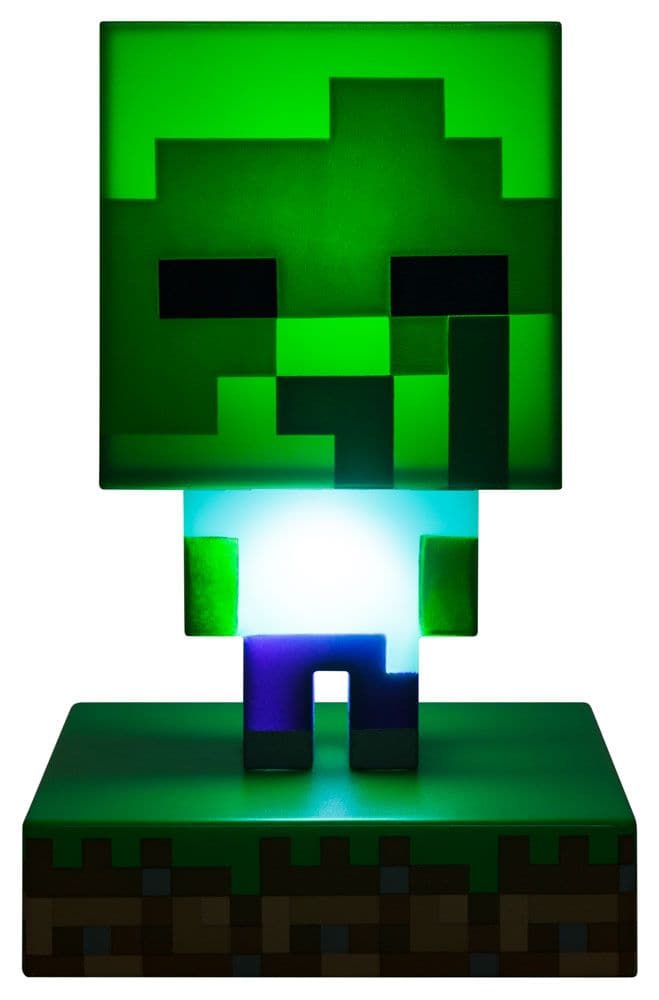 Minecraft 3D-ikon Ljus Zombie