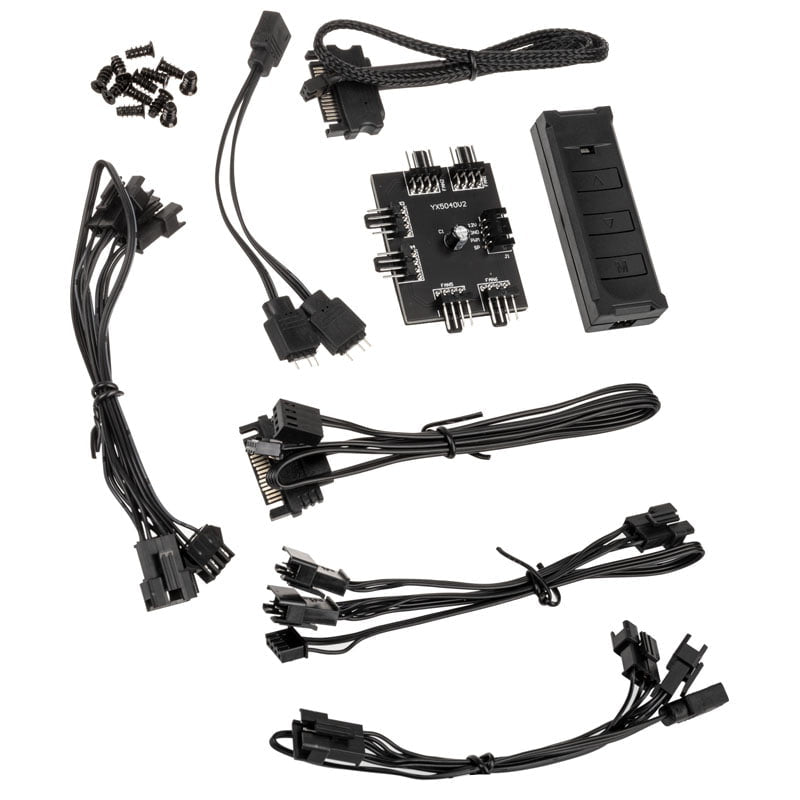 Lian Li ST120 RGB PWM fläktar 3-Pack + Controller- Vit - 120mm