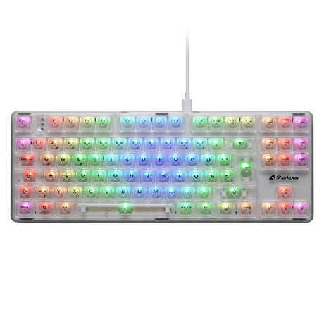 Sharkoon Crystal Shark (white, DE layout, KTT) Sharkoon